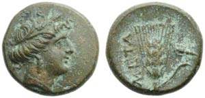 Lucania, Metaponto, Bronzo, c. 300-250 a.C.; ... 