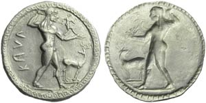 Bruttium, Caulonia, Statere, c. 525-500 ... 