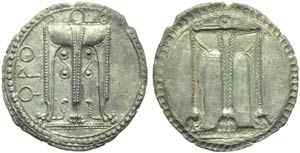 Bruttium, Crotone, Statere, c. 530-500 a.C.; ... 