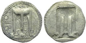 Bruttium, Crotone, Statere, c. 530-500 a.C.; ... 
