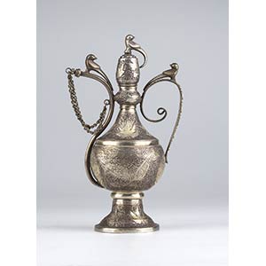 Silver perfume holder - India, early 20th ... 