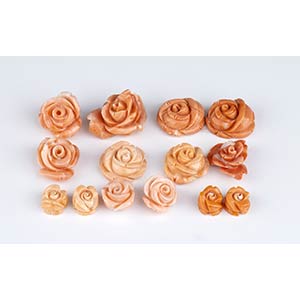 14 carved cerasuolo coral small ... 