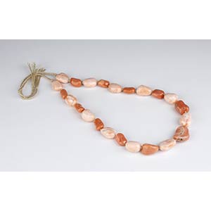 One cerasuolo coral graduated beads loose ... 