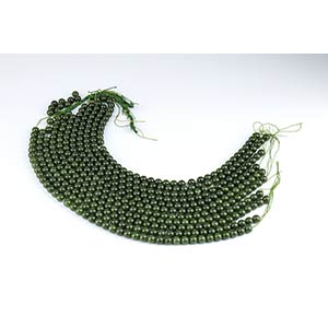 10  nephrite jade loose strandsDiameter: 10 ... 