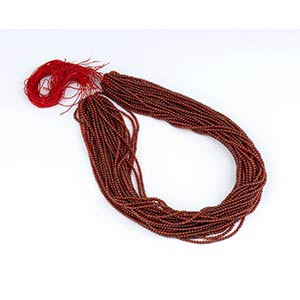 35 small carnelian beads loose ... 