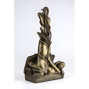 Bronze sculpture Depiction of a ... 