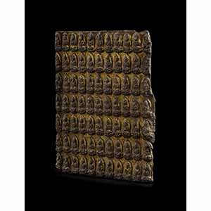 PLACCHETTA IN BRONZO DORATO CON ... 