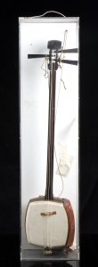 LIUTO SHAMISEN IN LEGNO E PELLEGiappone, ... 