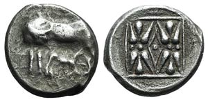 Korkyra, c. 475-450 BC. AR Stater (21mm, ... 