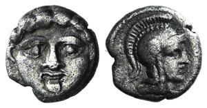 Pisidia, Selge, c. 350-300 BC. AR Obol (8mm, ... 