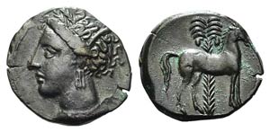 Carthage, c. 400-350 BC. Æ (16mm, 2.58g, ... 