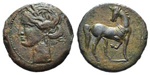 Carthage, Second Punic War, c. 203-201 BC. ... 