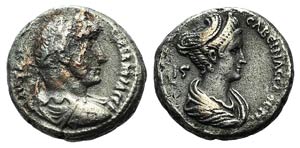 Hadrian and Sabina (117-138). Egypt, ... 