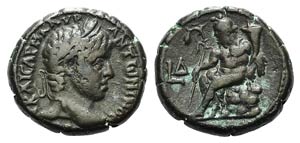 Elagabalus (218-222). Egypt, Alexandria. BI ... 