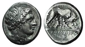 Anonymous, Rome, c. 264-255 BC. AR Didrachm ... 