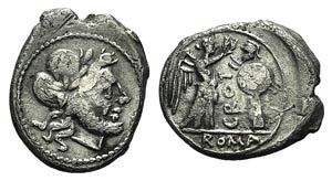 CROT series, Uncertain mint, 211-208 BC. AR ... 