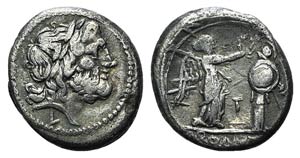 LT series, Luceria, 211-210 BC. AR ... 