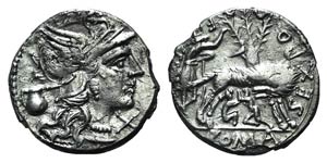 Sex. Pompeius Fostlus, Rome, 137 BC. AR ... 