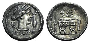 L. Furius Cn.f. Brocchus, Rome, 63 BC. AR ... 