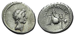 Julius Caesar, Rome, 42 BC. AR Denarius ... 