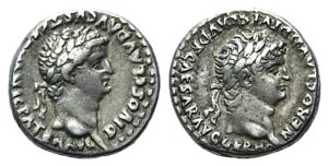 Nero and Divus Claudius (54-68). Cappadocia, ... 