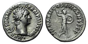 Domitian (81-96). AR Denarius (18mm, 3.13g, ... 