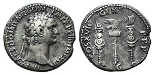Domitian (81-96). AR Cistophoric Tetradrachm ... 