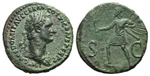 Domitian (81-96). Æ As (27mm, 9.35g, 6h). ... 