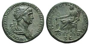 Trajan (98-117). Æ Dupondius (27mm, 13.22g, ... 