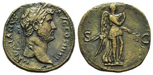 Hadrian (117-138). Æ Sestertius (30mm, ... 