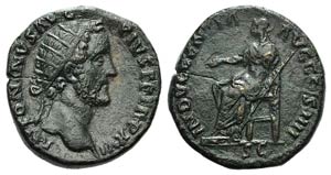 Antoninus Pius (138-161). Æ Dupondius ... 