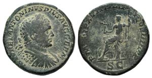 Caracalla (198-217). Æ Sestertius (31mm, ... 