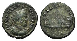 Allectus (293-296). Æ Quinarius (18mm, ... 