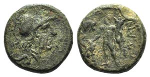 Southern Apulia, Uxentum, c. 125-90 BC. Æ ... 