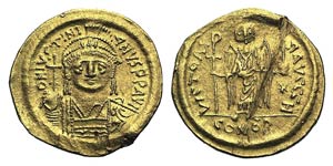 Justinian I (527-565). AV Solidus (19mm, ... 