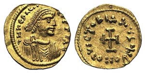 Heraclius (610-641). AV Tremissis (16mm, ... 