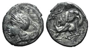 Northern Lucania, Velia, c. 280 BC. AR ... 