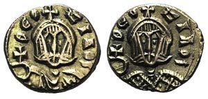 Theophilus (829-842). Base AV Semissis ... 