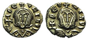 Theophilus (829-842). AV Tremissis (10mm, ... 