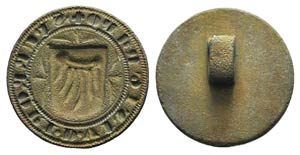 North Italy, c. 15th century. Æ Seal (24mm, ... 