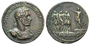 Paduan Medals. Macrinus (217-218). Æ Cast ... 