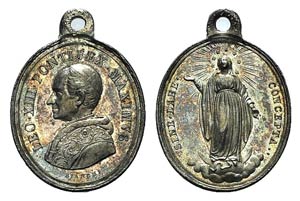 Papal, Leone XIII (1878-1903). AR Medal 1878 ... 