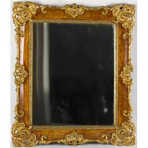 Wall mirror with french style ... 