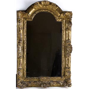 Wall mirror with arched wooden ... 