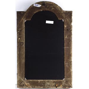 Wall mirror with arched wooden ... 