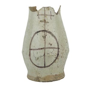  Flagon with carinated body, disc-shaped ... 