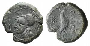 Campania, Cales, c. 265-240 BC. Æ (18mm, ... 