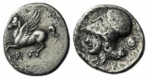 Corinth, c. 375-300 BC. AR Stater (22.5mm, ... 