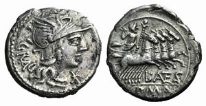 L. Antestius Gragulus, Rome, 136 BC. AR ... 