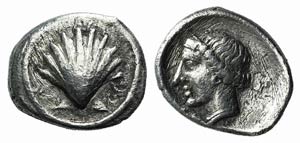 Southern Apulia, Tarentum, c. 470-450 BC. AR ... 